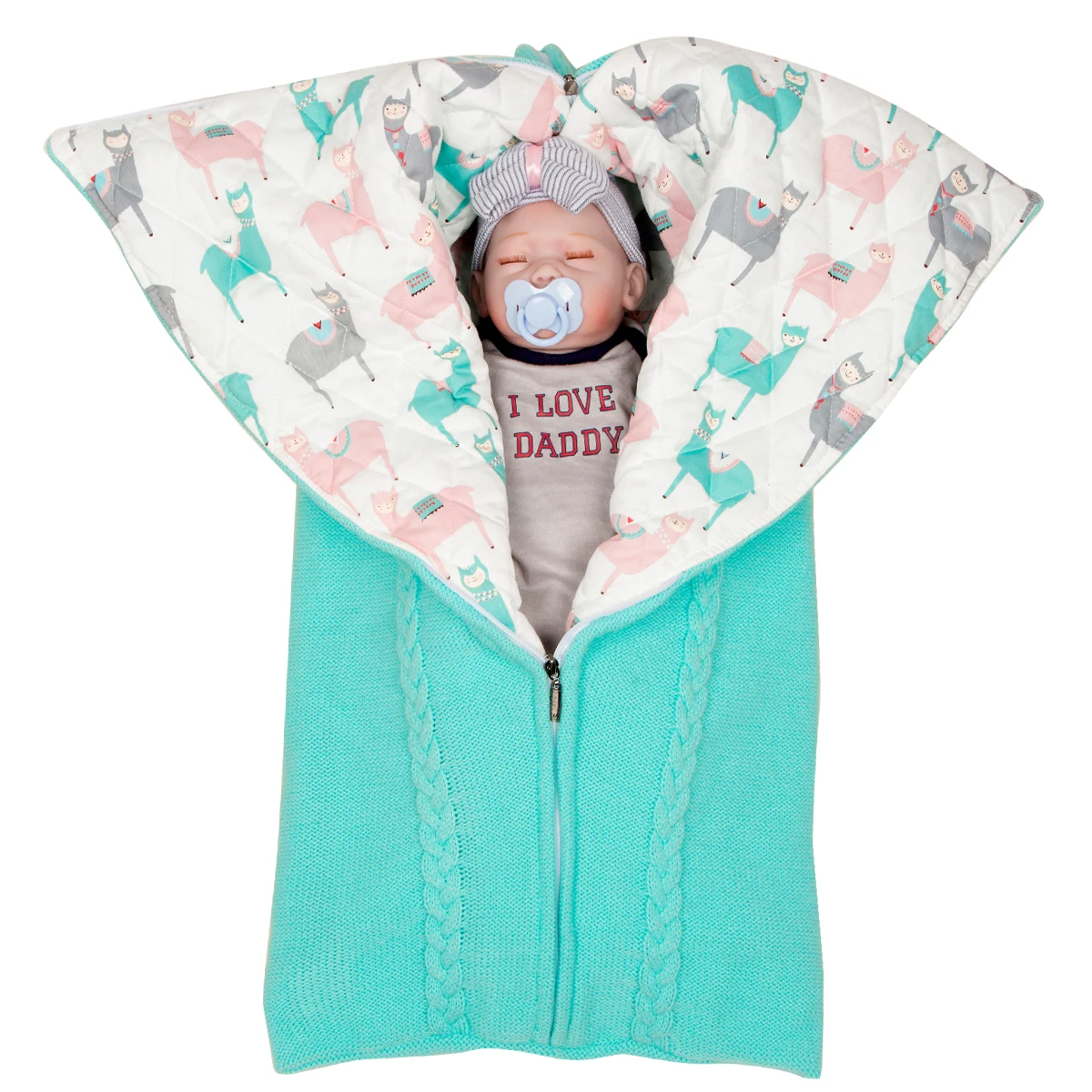 

Winter Warm Newborn Baby Sleeping Bags Infant adjustable zipper Wrap Swaddling Stroller Wrap Toddler Blanket Sleeping Bags