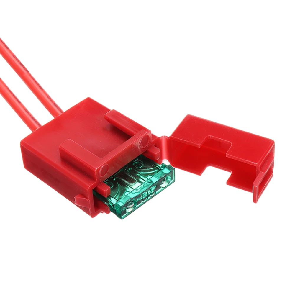 2m Auto Car Cable Pure Copper Refit Wiring Harness Kit 40a 12v Switch Relay Blade Fuse for 72W-300W LED Light Bar Fog Lamp | Автомобили и