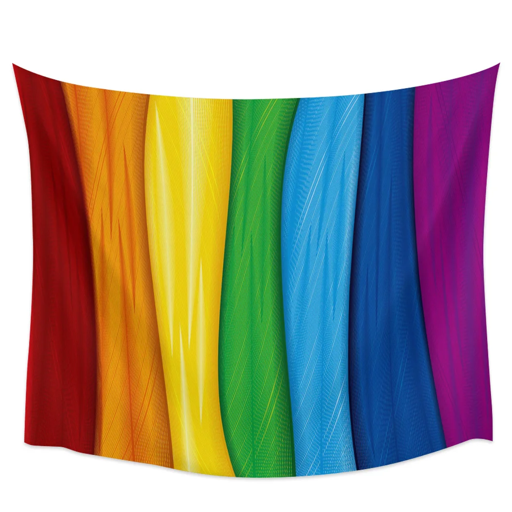 

Colorful Banner Cloth Wall Hanging Wall Decor Tapestries Wall Decor Bedspread Tapestry Coverlet Towel Window Curtain Table Cloth