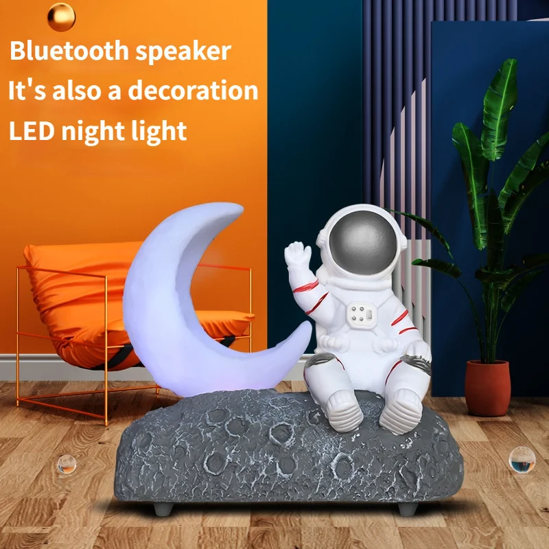 

Astronaut Bluetooth Speaker New Creative Gift Birthday Gift Ornaments Audio Creative Bluetooth Speaker Gift Speakers Bluetooth