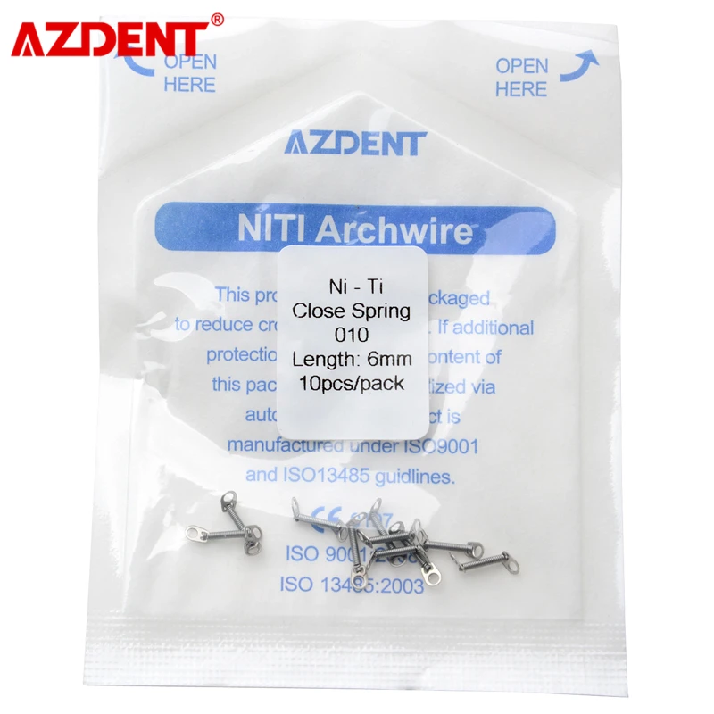 10 шт./упаковка, зубные ортодонтические зубные кольца с большим тянущим кольцом 0,010/0,012*6/9/12 мм