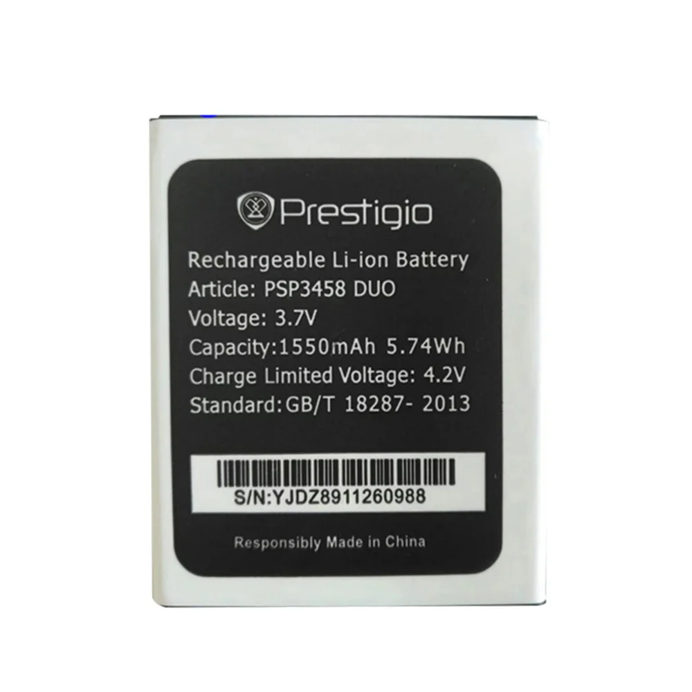 1 шт. аккумулятор для телефона Prestigio PSP 3458 DUO PAP3458 сменная батарея сотового