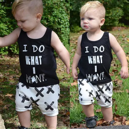 В наличии на складе топы для маленьких мальчиков футболка жилет короткие брюки