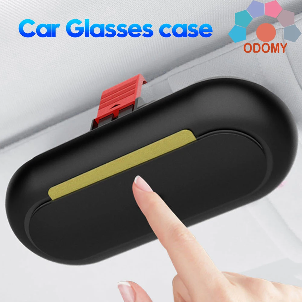 

Auto Interior Accessories Glasses Holder Sun Visor Automobiles sunglasses Car Glasses Case Sunglasses Storage Box