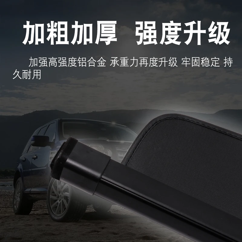 

Retractable Trunk Shelf Shade Curtain Security Cargo Cover 1 Pcs For Land Rover Discovery 3 4 5 For Freelander 2 Interior