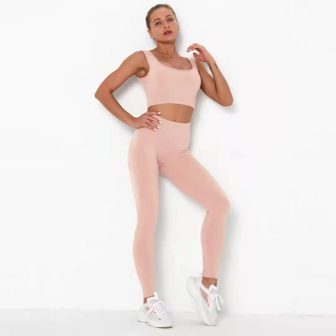 

Sports suit women's indoor fitness exercise trend tight-fitting quick-drying slim beautiful back outdoor running stretch ladies