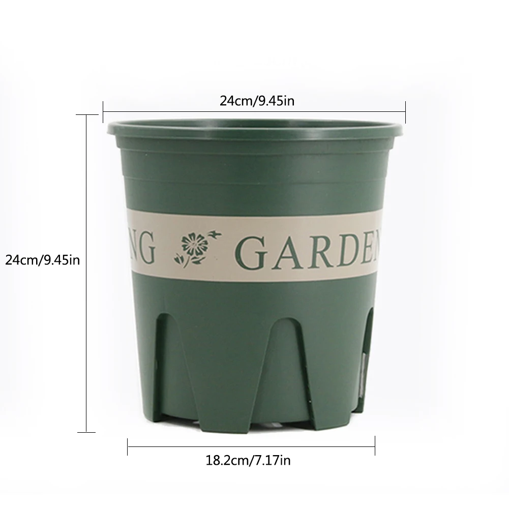 Цветочный горшок товары для сада пластиковый с зелеными корнями в скандинавском