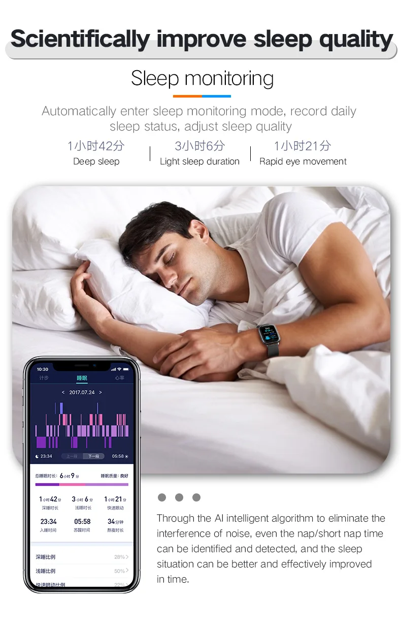 

1.3 Inch 220Mah Sleep Monitoring SZHW Y89 Men Smart Bracelet Fitness Band Smart Smart Watch Bt Calling