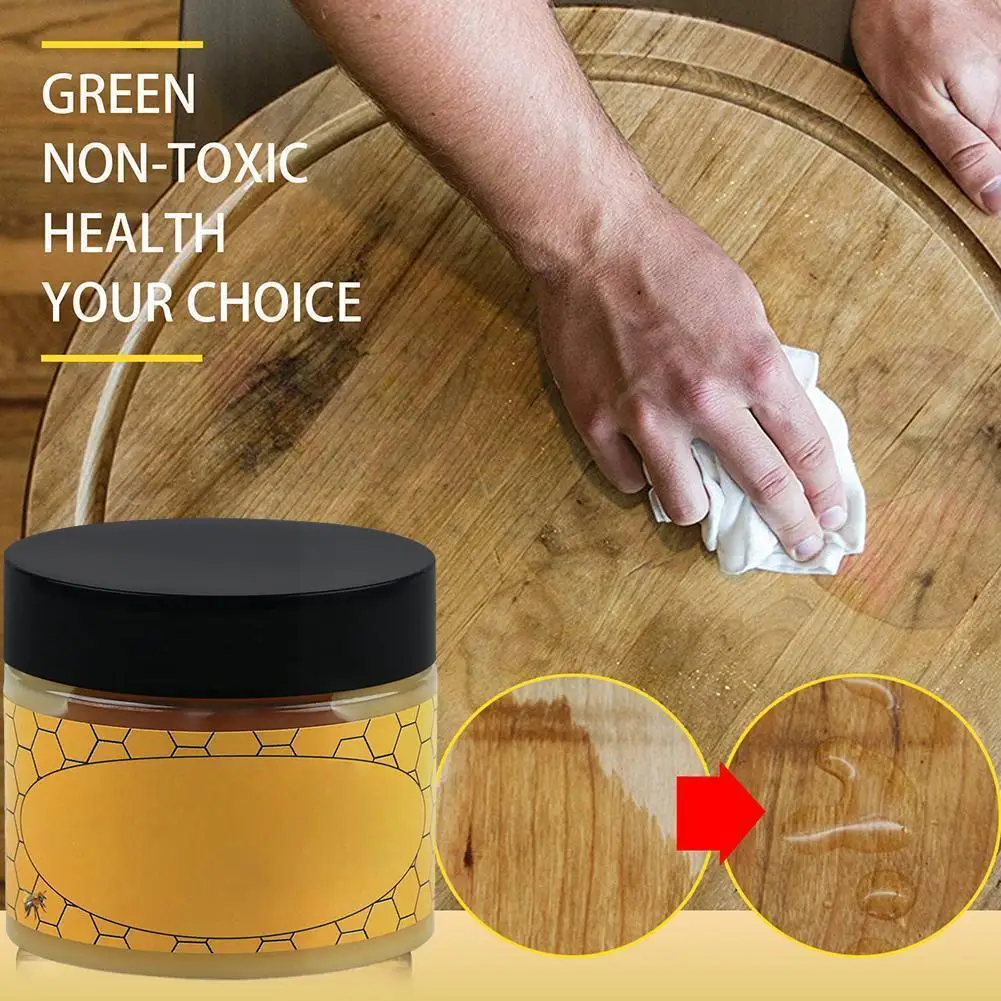 80g Beewax Clean Polishes Wood Furniture Remove Grease Healthy Safe And Oil Dirt Beeswax Natural Mineral Grime V6b5 - купить по
