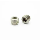 18 дюйма, 14 дюйма, 38 дюйма, 12 дюйма, 34 дюйма, 1 дюйм, наружная резьба NPT, торцевая Заглушка с шестигранной головкой из нержавеющей стали 304, фитинг для трубы, переходник, соединитель