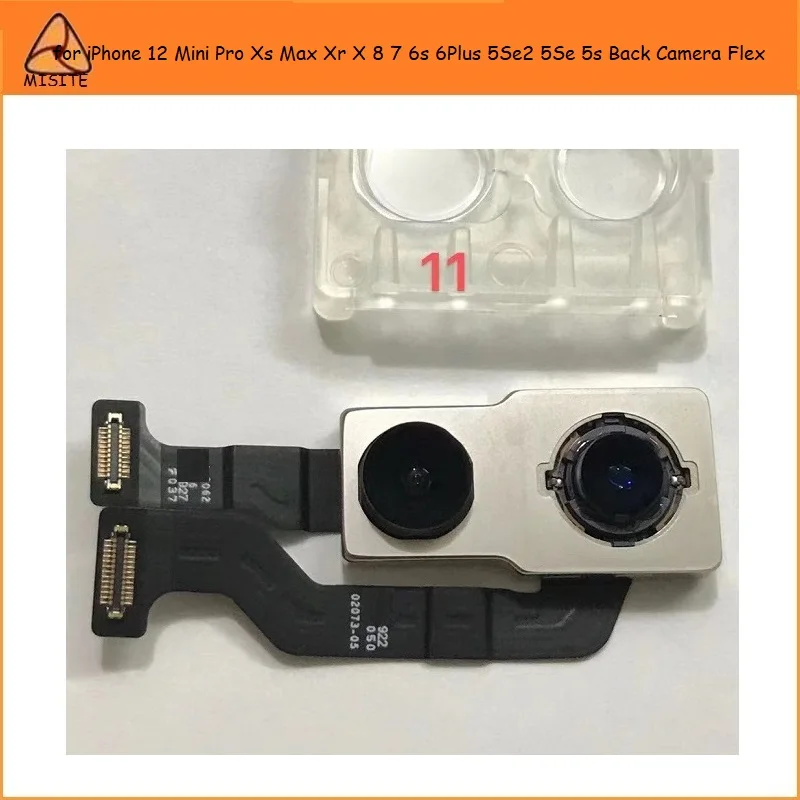 

1Pc Tested Original Rear Camera For iPhone 12 Mini 11 Pro Xs Max Xr X 8 7 6s 6 Plus 5se2 Back Face Big Module Main Camera Flex