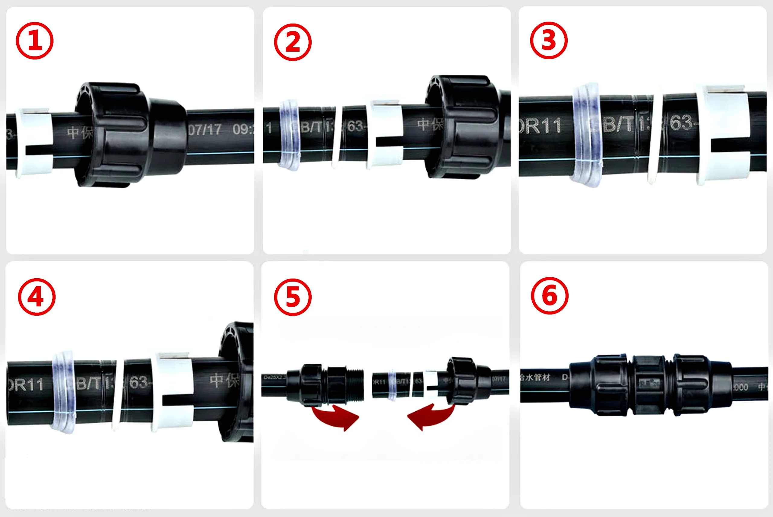 20mm PE Pipe Quick Connector Black Straight Tee Cross Elbow End Cap Joint Water Controll Valve Garden Irrigation Fittings | Дом и сад