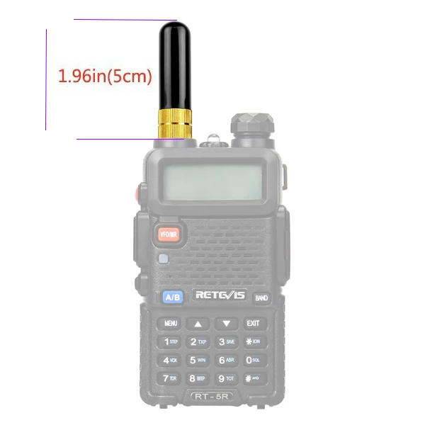 GUUGEI SRH805 антенна для Baofeng Радио Мини SMA F двухдиапазонная УВЧ УКВ UV 5R 888S 82 Walkie Talkie