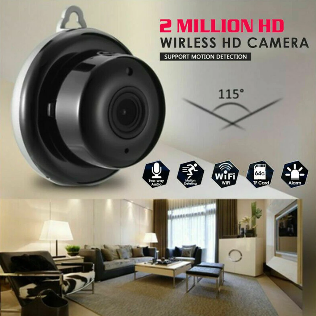 1080P Беспроводная мини WiFi ip-камера домашняя камера безопасности наблюдения ИК