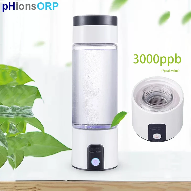 220 мл Мини Портативная водородная бутылка для воды SPE Tech Dupont PEM ионная мембрана 3/10
