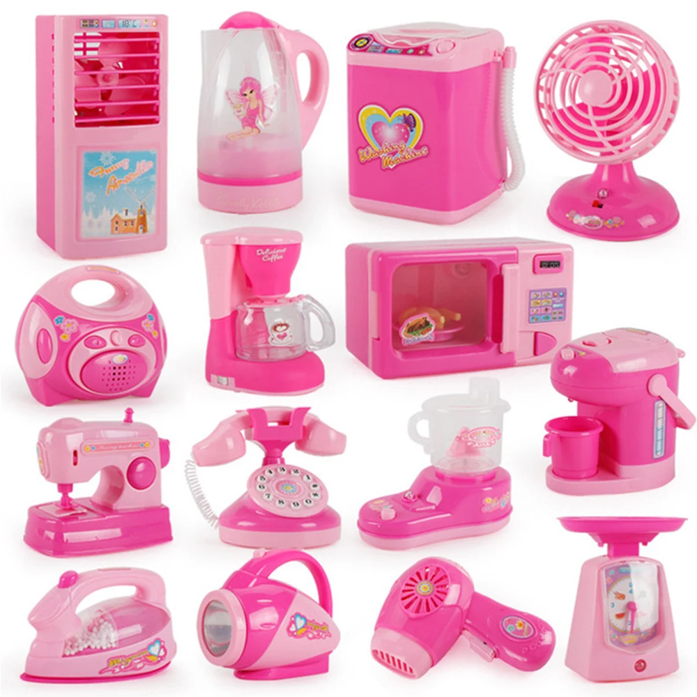 kitchen toys childrens kitchen girl kitchen for children girl games simulation washing machine small household appliance set free global shipping