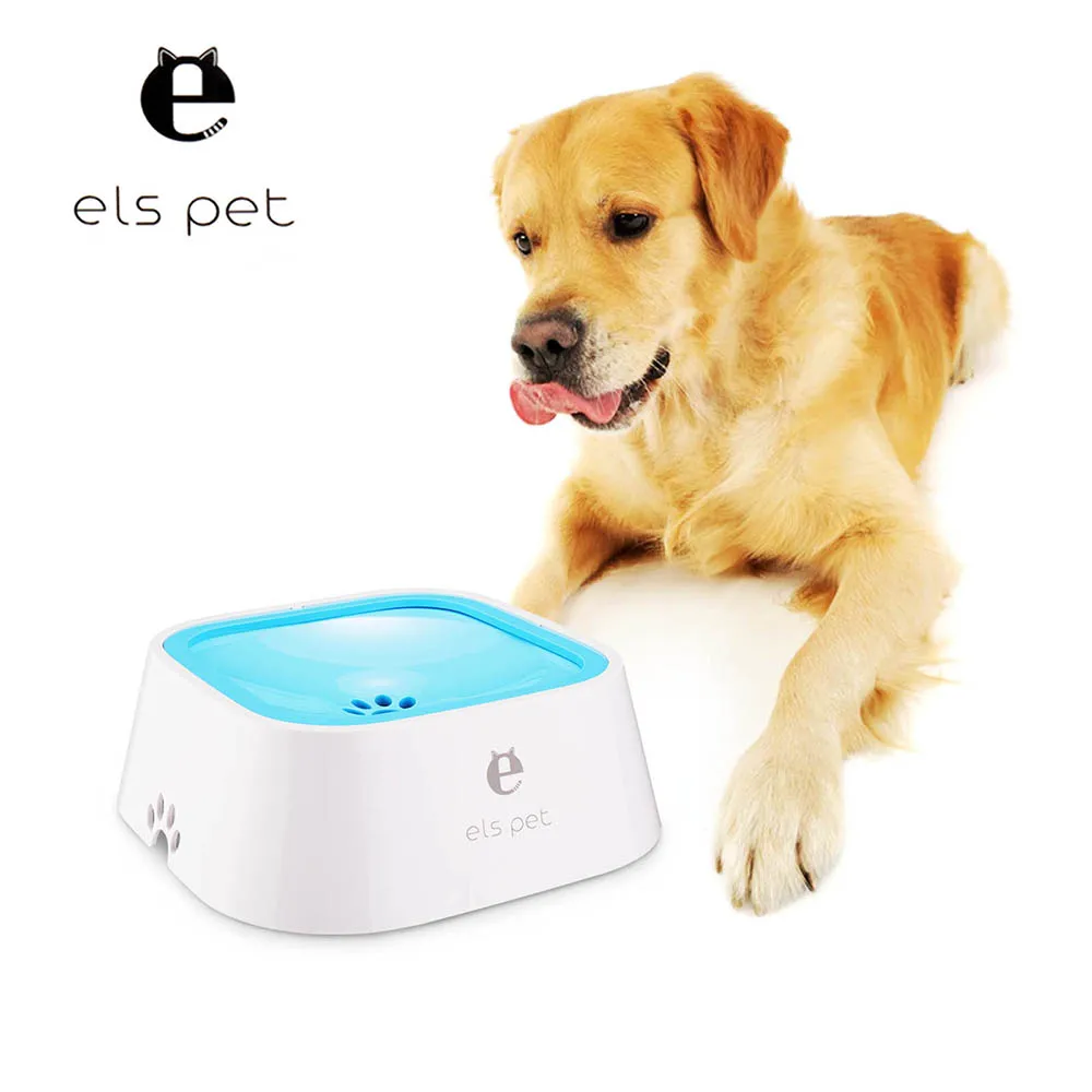 

Dog Floating Drinking Water Bowl 1L Non-Wetting Mouth Cat Bowl Without Spill Drinking Water Dispenser ABS Plastic Dog Bowl