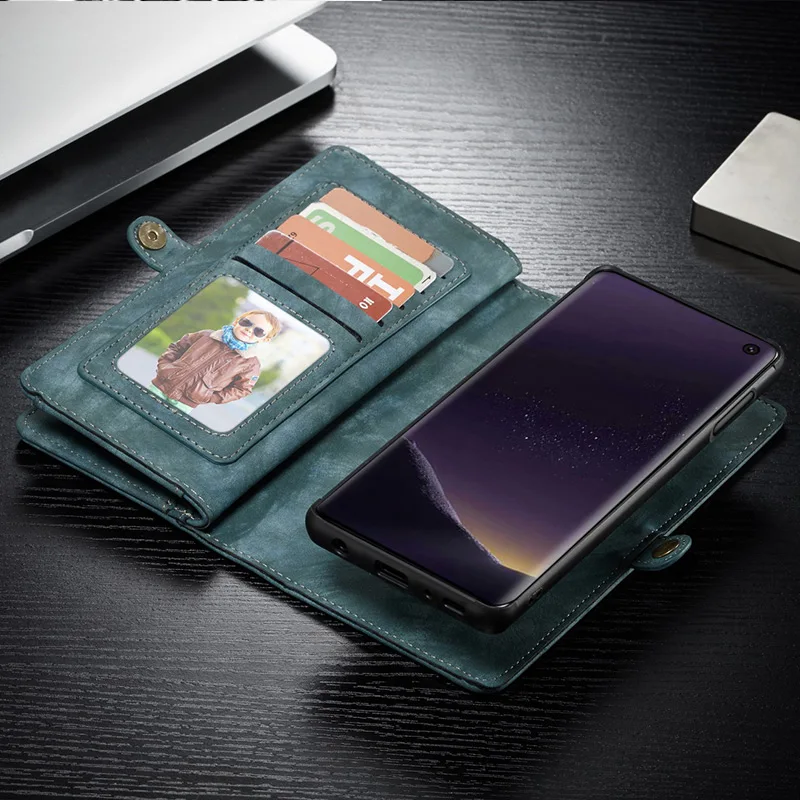 Магнитный чехол-кошелек для Galaxy A30 A40 A50 A70 из натуральной кожи Samsung S20 Ultra Note 10 S10 S9 S8