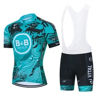 2021 vital cycling team jersey 20d bike shorts bib set ropa ciclismo men france mtb summer bik bicycling maillot bottom clothing