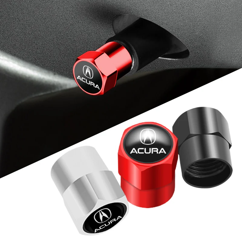 4 шт. автомобиль колпачки вентиля шин по Алюминий для BMW RDX CDX TLX L MDX NSX ILX Integra ZDX RLX в