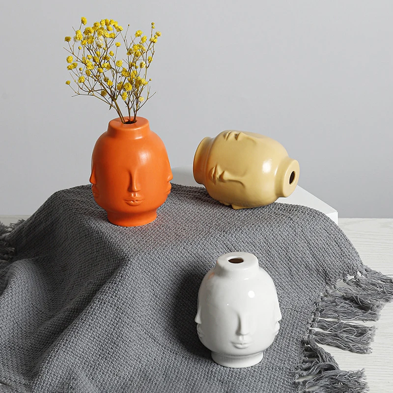 

Европейская круглая фотография, вертикальный простой абстрактный боди, Цветочная композиция, ваза, настольное украшение, украшение для дом...