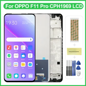 6.53'' Original lcd For OPPO F11 F 11 LCD CPH1913 CPH1911 Display Screen Touch Panel Digitizer Assem