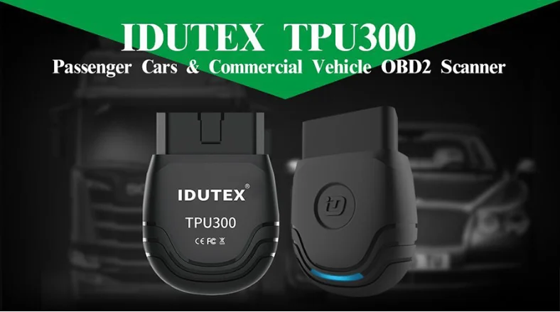 IDUTEX TPU300 OBD2 Bluetooth Andriod Vpecker Xtuner TPU300 OBD OBDII сканер HD для тяжелых грузовиков автомобильный диагностический инструмент CDV16