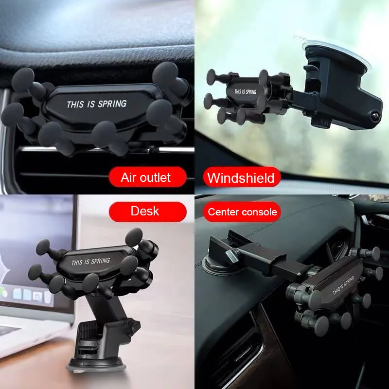 Гравитационный Автомобильный держатель для телефона в автомобиле крепление на