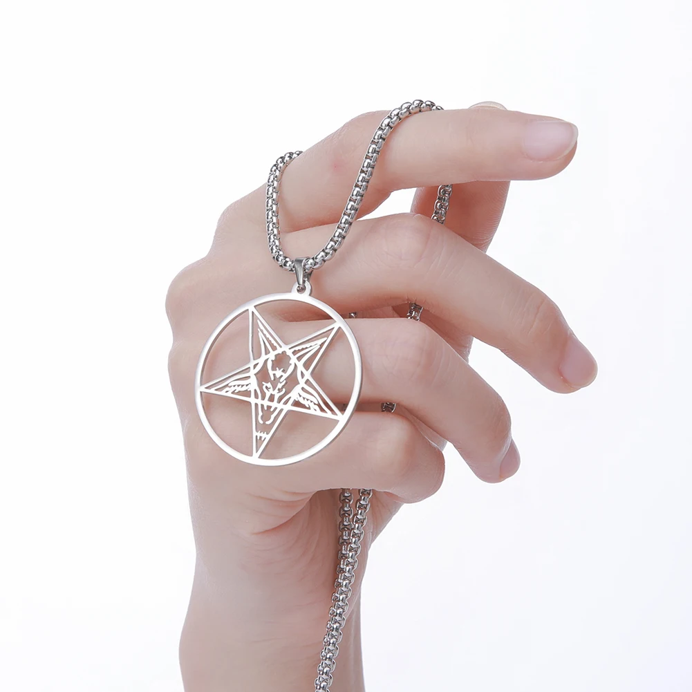 Рыбий крючок супернатуральный талисман Коза бапхомет сатана Люцифер амулет