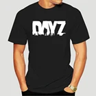 Сказочная футболка Для мужчин игры DAYZ с короткими рукавами подарки на день рождения 3D рубашка S-XXXL черный 100% хлопок Для мужчин s Модные 2020 футболка 4335K