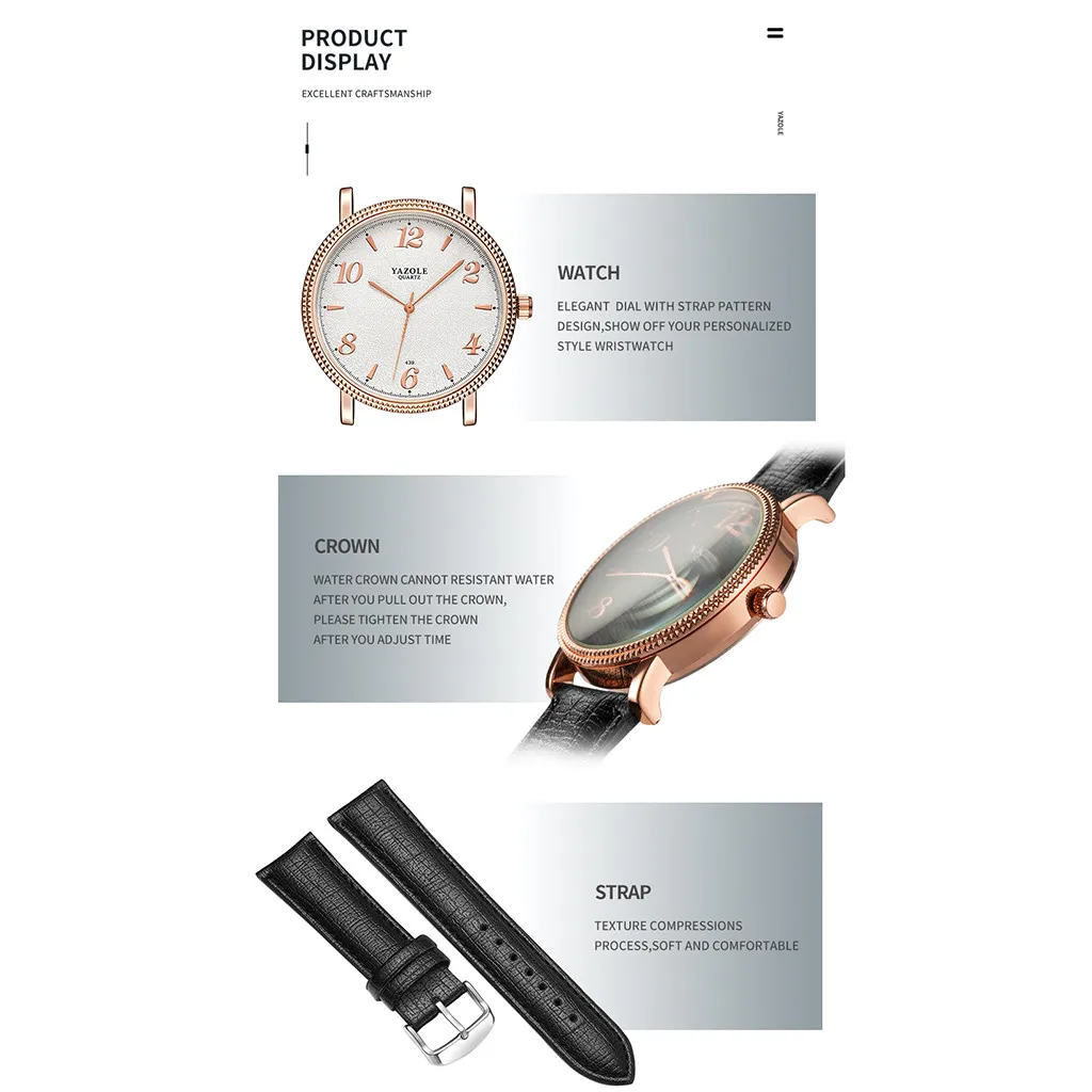 

Fashion Classic Big Digital Scale Leather Belt Men's Business Quartz Watch erkek kol saati reloj hombre relogio masculino