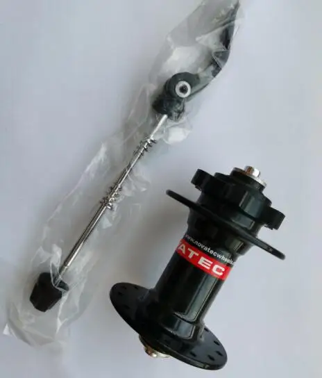 28h black only front Novatec велосипедная ступица MTB D041SB D042SB горный велосипед втулки передние+ задние+ быстросъемный комплект дисковых подшипников 28 32 36 отверстий - Цвет: 28h black only front
