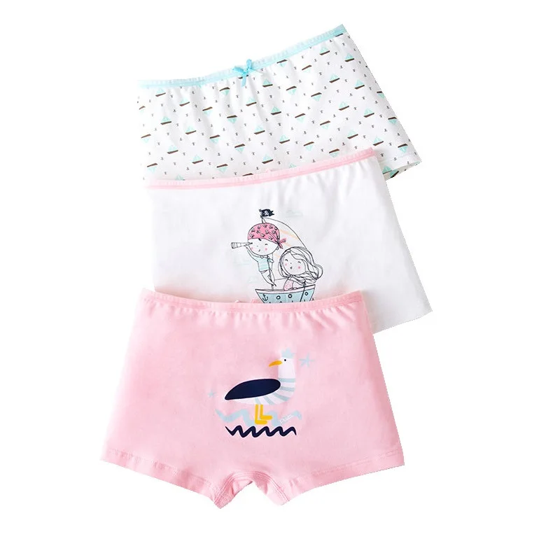 3 шт./упаковка хлопковые трусы для девочек-подростков | Мать и ребенок