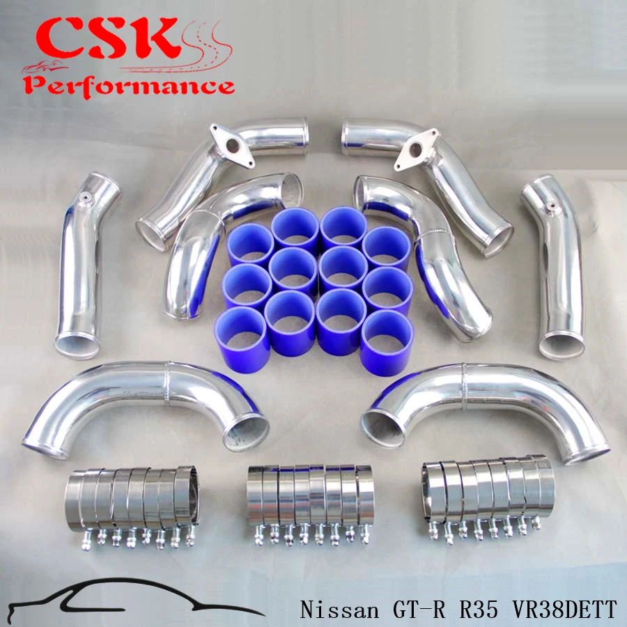 Комплект прочных впускных труб INTERCOOLER Подходит для Nissan GT R R35 VR38DETT VR38