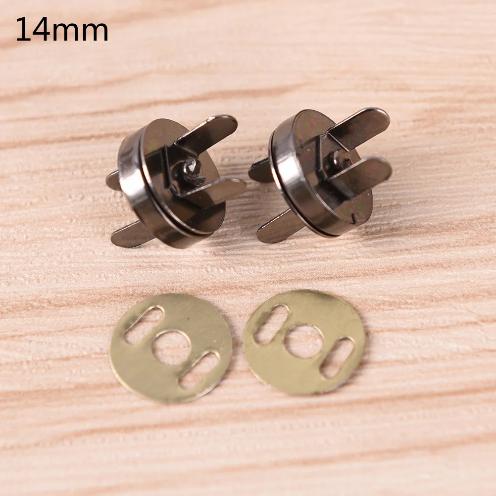 10 шт./лот 18 мм/14 мм Сумка ButtonMagnetic Snap DIY Сумочка застежка для сумочки застежки