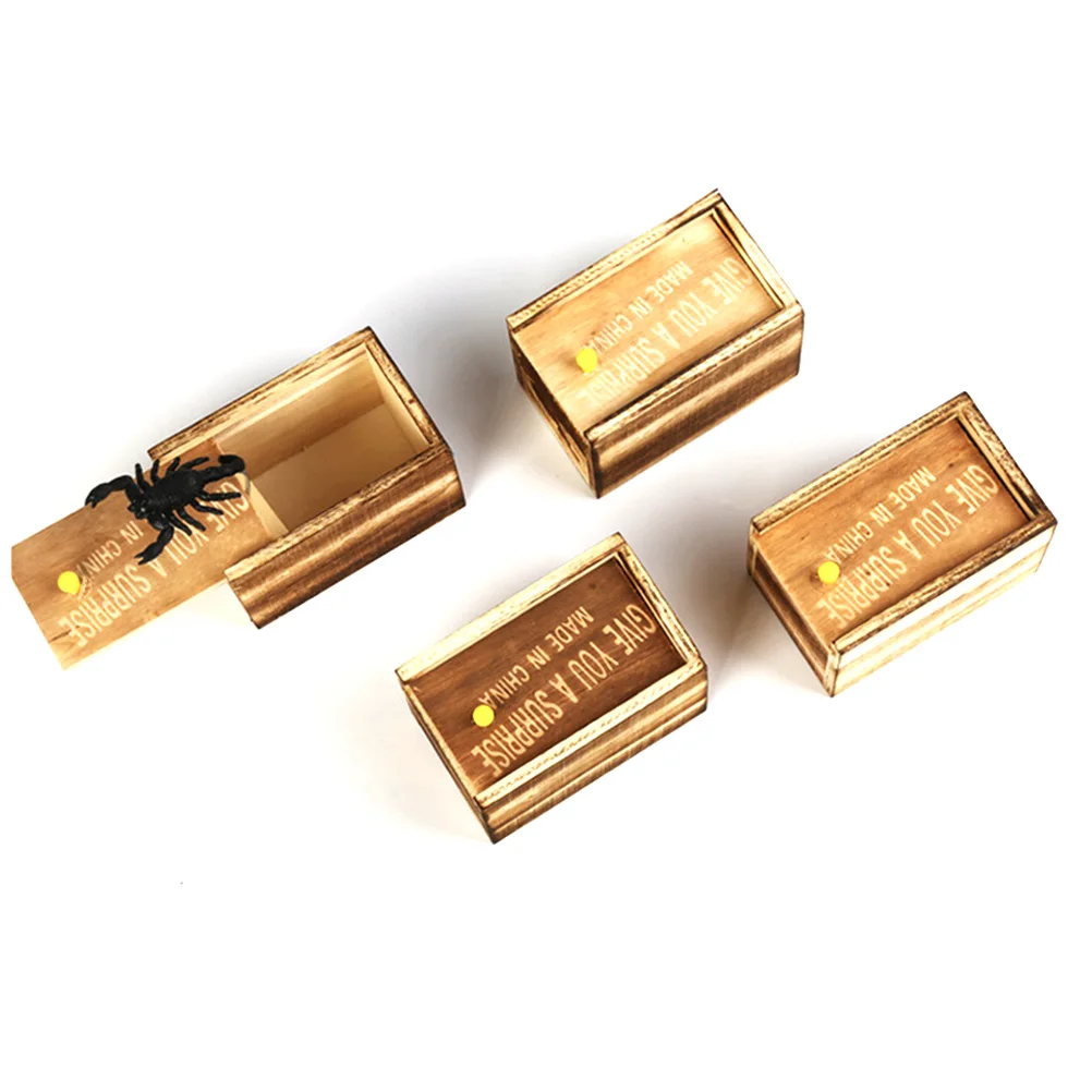 Подарок ко Дню дурака деревянная Розыгрыш шутка для Дома Офиса пугающая