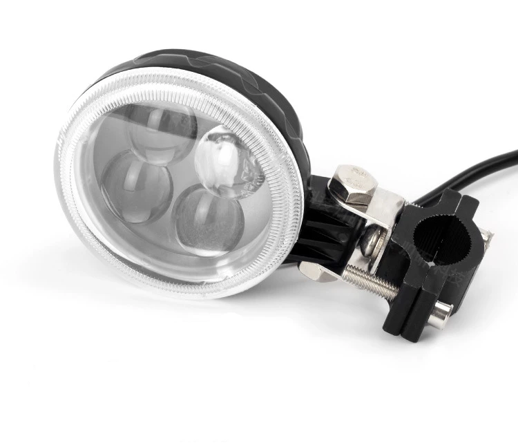 

2pcs Electric car light refit strong light external LED spotlight battery car LED headlight 12V waterproof lamp Free shipping