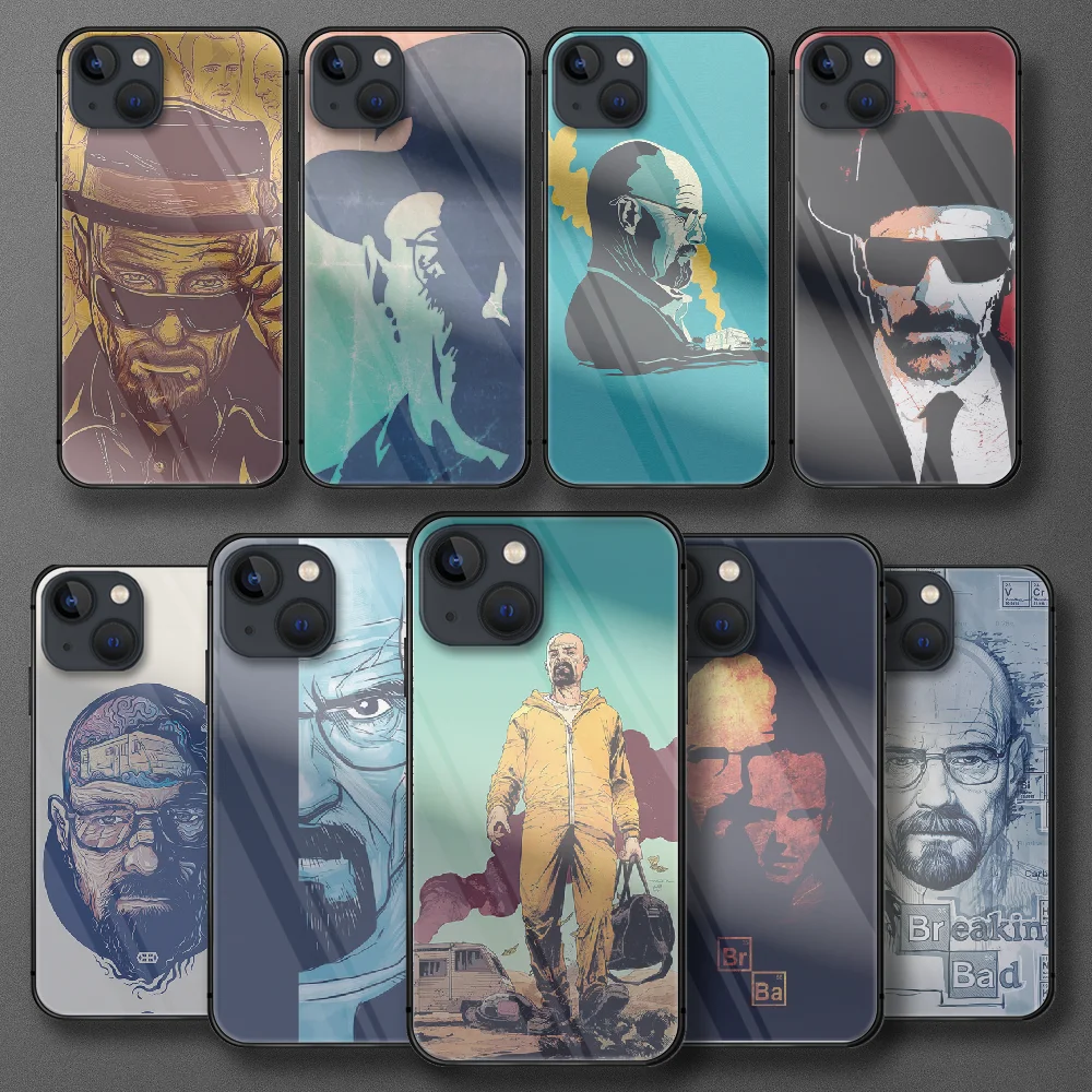 

Breaking-Bad-Watt-Water Tempered Glass Phone Case For IPhone 5 6 7 8 11 12 13 S SE X Xs Xr Plus Pro Max Mini Cover Cell