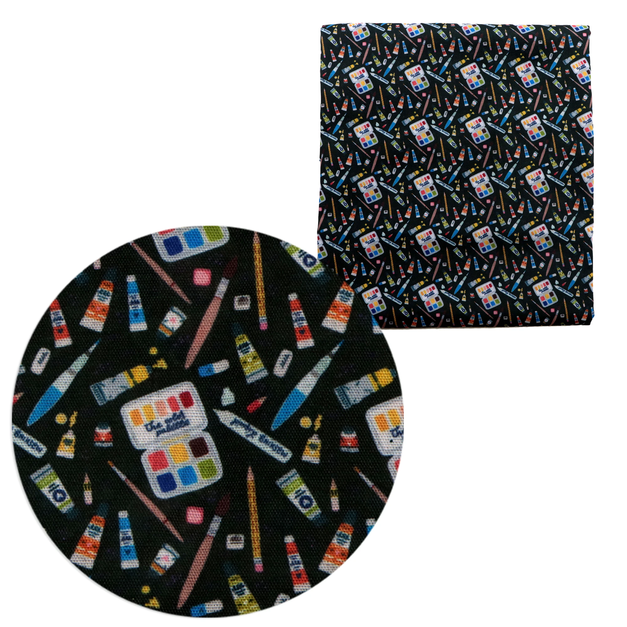 David accessories Снова в школу полиэфирная хлопчатобумажная ткань для тканей детский