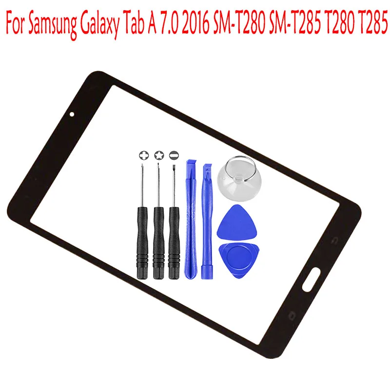 

1 Pcs For Samsung Galaxy Tab A 7.0 2016 SM-T280 SM-T285 T280 T285 LCD Touch Screen Front Outer Glass Lens Panel Parts Replace