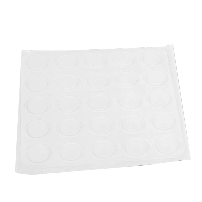 

1Pcs 25 Colors Nail Polish Color Silicone Card Adhesive Label Sticker Nail Gel Polish Color Button UV Gel Polish Display