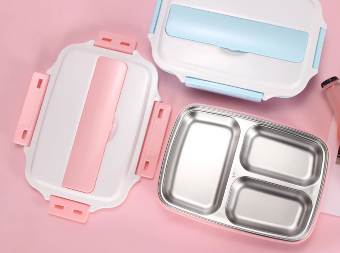 Японский Ланч-бокс Bento с отсеком из нержавеющей стали 304 для детей офисных