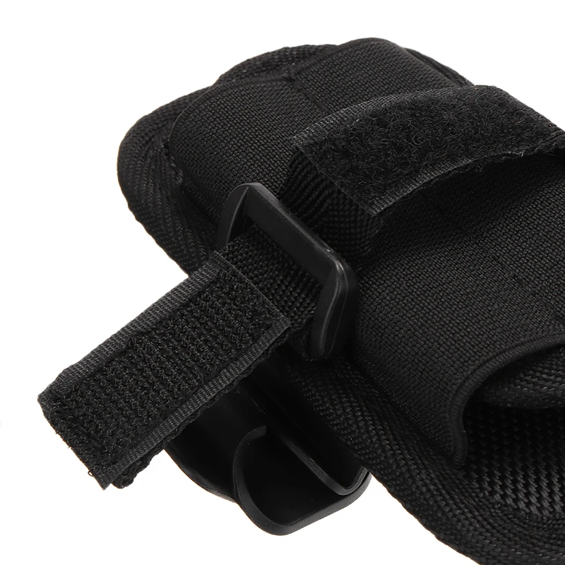 1 шт. 120 мм светодиодный фонарик Фонарь держатель нейлоновый зажим кобура Чехол