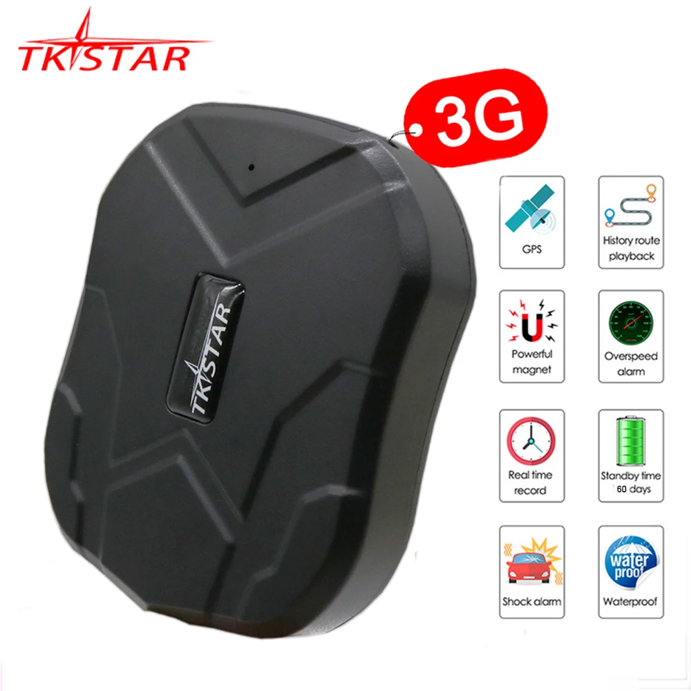 GPS трекер 3G TKSTAR TK905 для автомобиля 60 дней работы в режиме ожидания
