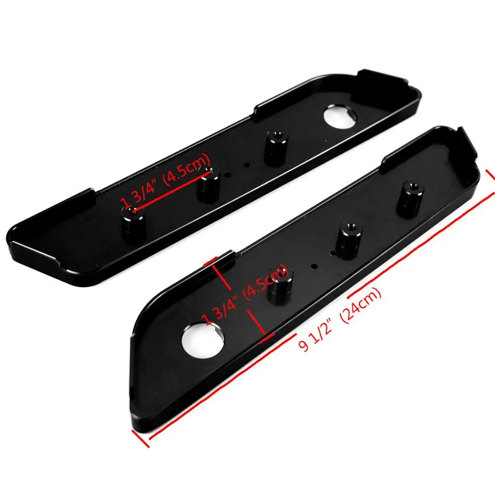 Harley Touring Street Glide FLHX FLHR FLH/T 2014-2017 Black Saddlebag Latch Cover and Shifter Bar image 4