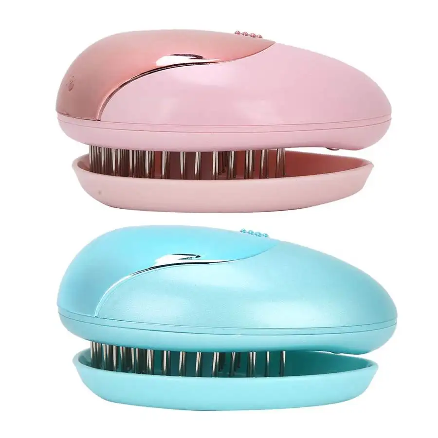 

Electric Hairbrush Portable Mini Anti-Static Scalp Massage Comb Hair Care Hairbrush Comb Negative Ion Hair Comb