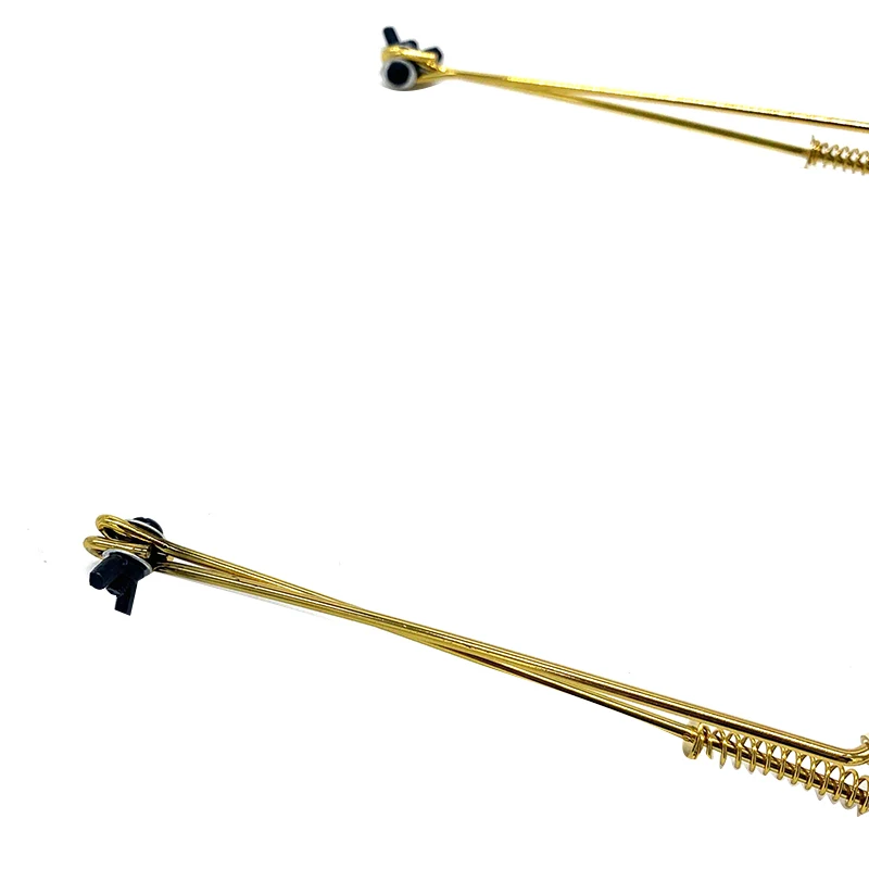 

Professional Harmonica Neck Holder Adjustable Suitable 24 Hole Rack Mount Stand Gold