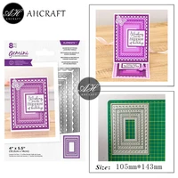ahcraft square lace frame metal cutting dies for diy scrapbooking photo album decorative embossing stencil paper cards mould