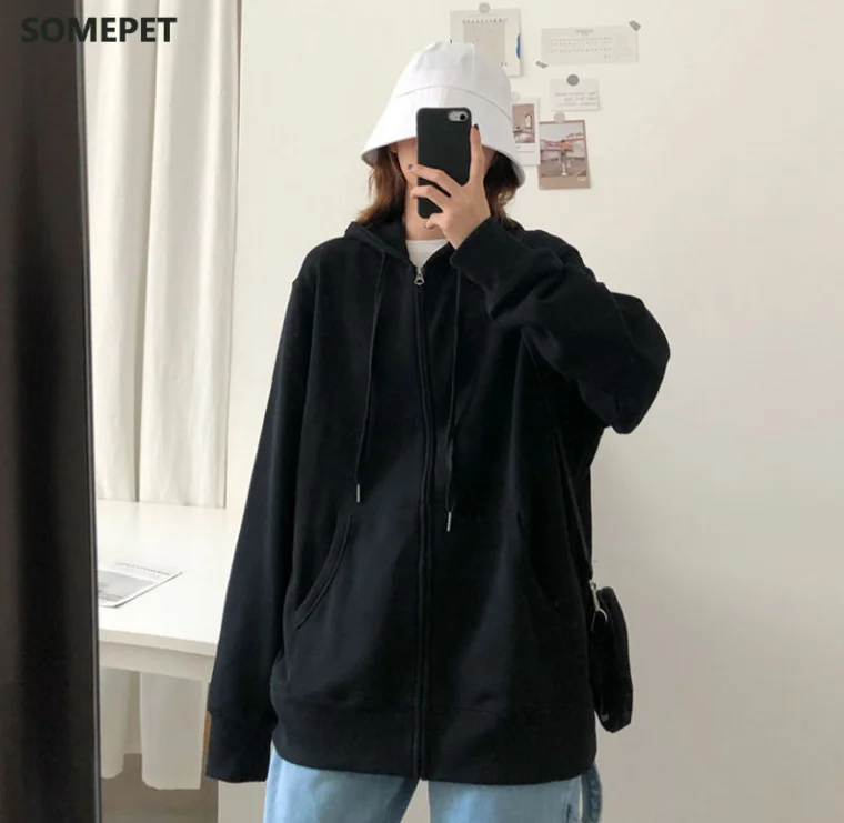 

Women Spring Crop Top Causal Short Hooded Jacket