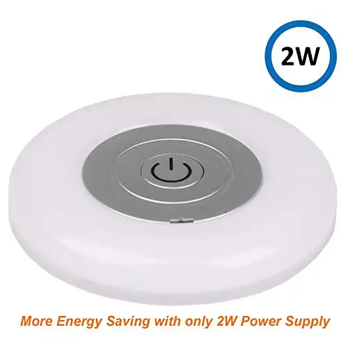 Диммируемый светодиодный купольный светильник с сенсорным диммером потолочный